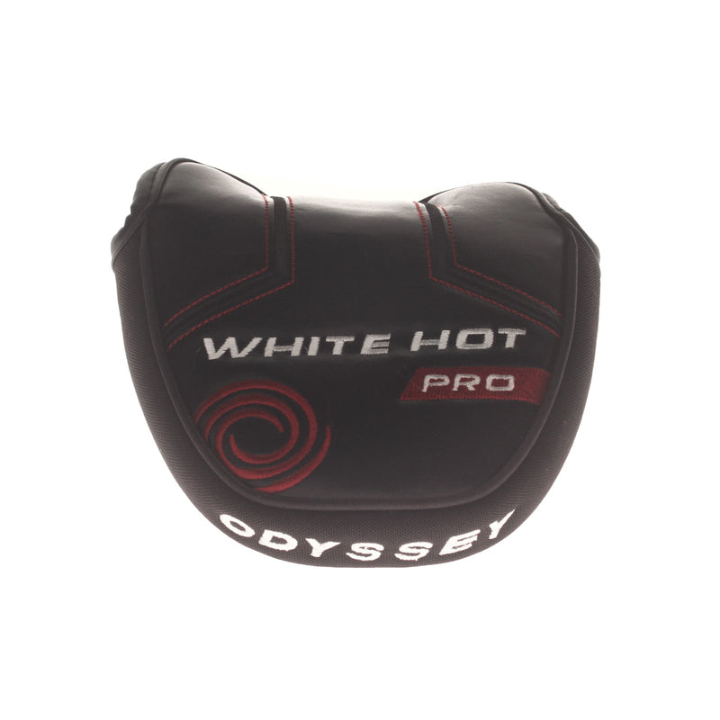 Odyssey White Hot V-Line Pro Mens Right Hand Putter 33" Mid-Mallet Stroke Lab - Superstroke Flatso 2.0 XL