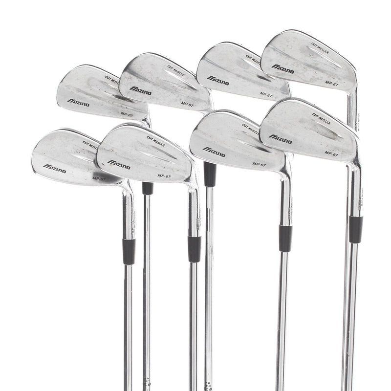Mizuno MP-67 Steel Mens Right Hand Irons 3-PW Stiff - Dynamic Gold