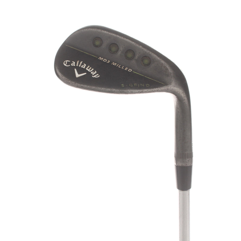 Callaway MD3 Milled Steel Mens Right Hand Sand Wedge 56* 10 Bounce S Grind Wedge - KBS Tour C-Taper