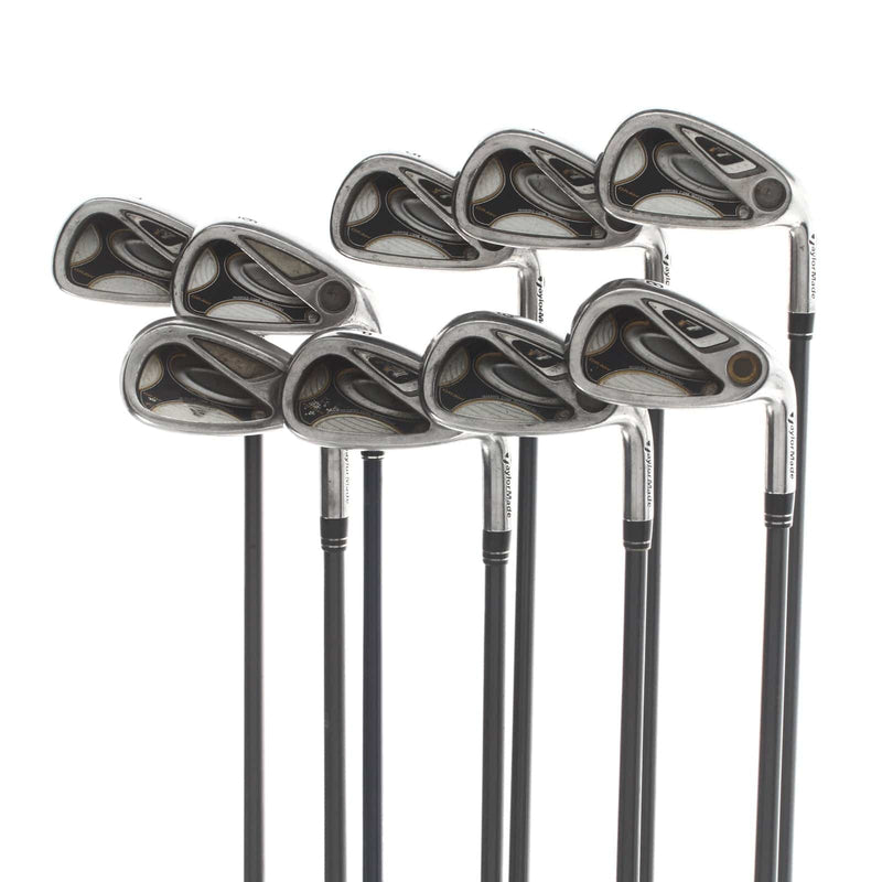 TaylorMade R7 Draw Graphite Mens Right Hand Irons 3-SW Regular - REAX 60