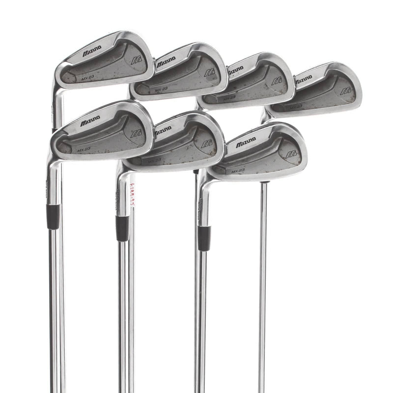 Mizuno MX-23 Steel Mens Left Hand Irons 4-PW Regular - Dynamic Gold R300