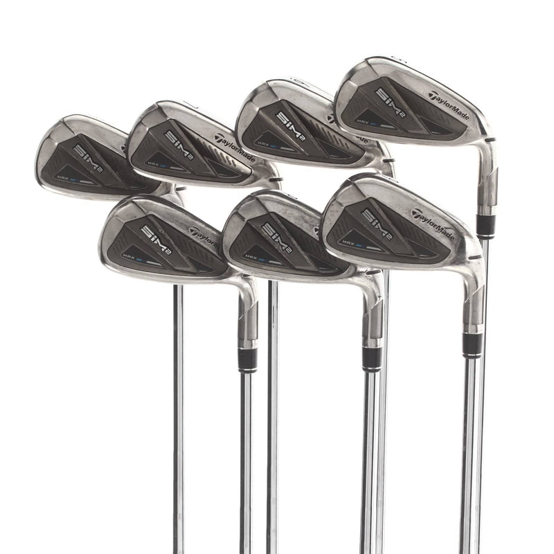 TaylorMade Sim 2 Max Steel Mens Right Hand Irons 5-GW Stiff - KBS 120