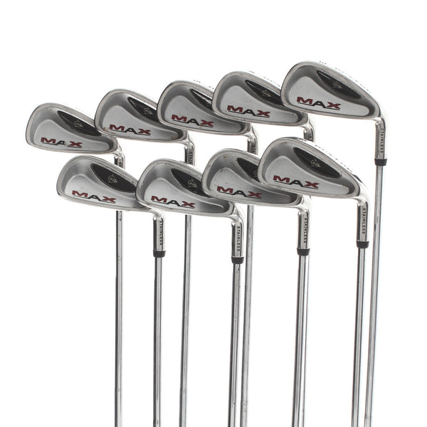 Dunlop Max Steel Mens Right Hand Irons 3-SW Regular - Dunlop Standard