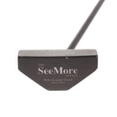 SeeMore Ground Plumb Mens Right Hand Putter 34" Mid-Mallet - Golf Pride Reverse Taper