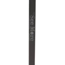 SeeMore Ground Plumb Mens Right Hand Putter 34" Mid-Mallet - Golf Pride Reverse Taper
