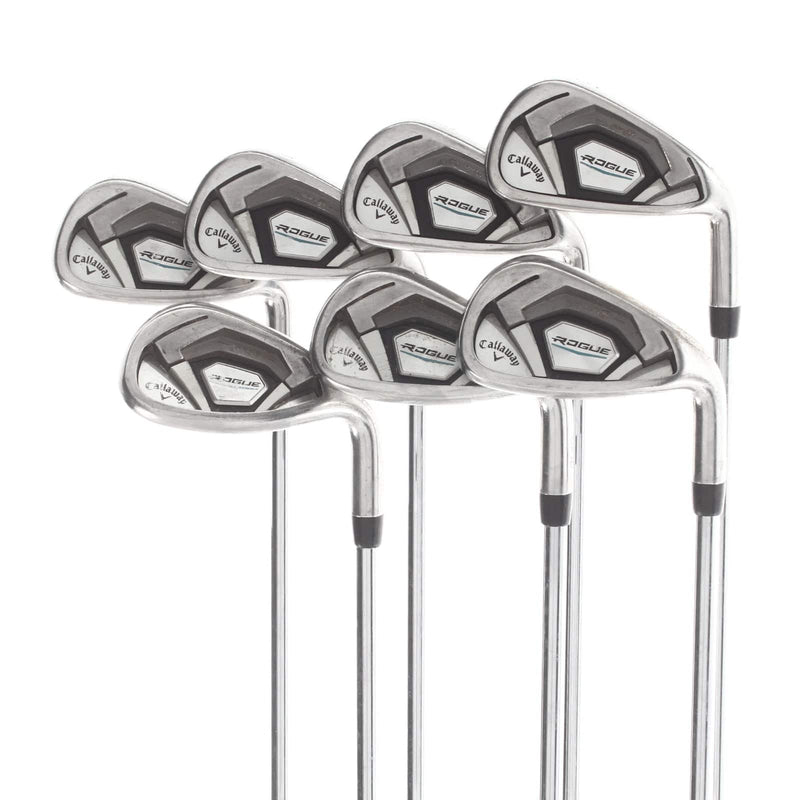 Callaway Rogue Steel Mens Right Hand Irons 5-SW Regular - Callaway Standard