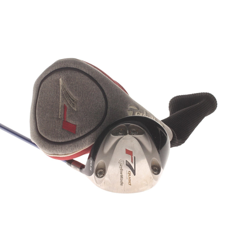 TaylorMade R7 Quad Steel/Graphite Mens Right Hand Driver 10.5 Stiff - Graffaloy Blue