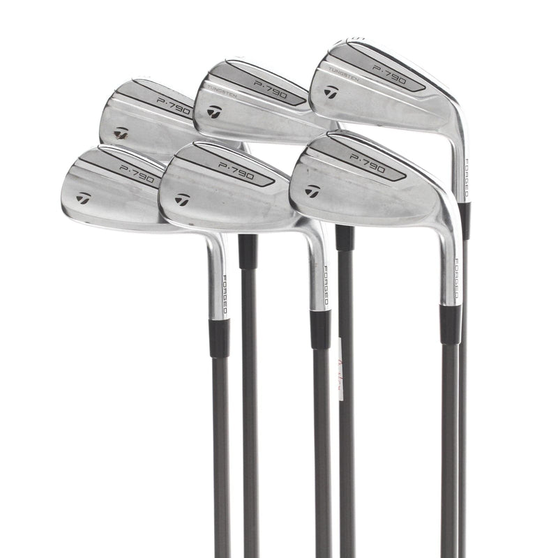 TaylorMade P790 Graphite Mens Right Hand Irons 6-GW Senior - Recoil ES