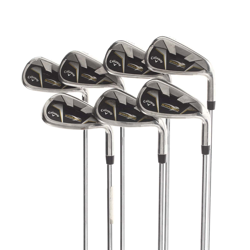 Callaway Warbird Steel Mens Right Hand Irons 5-SW Uni-Flex - Callaway Warbird
