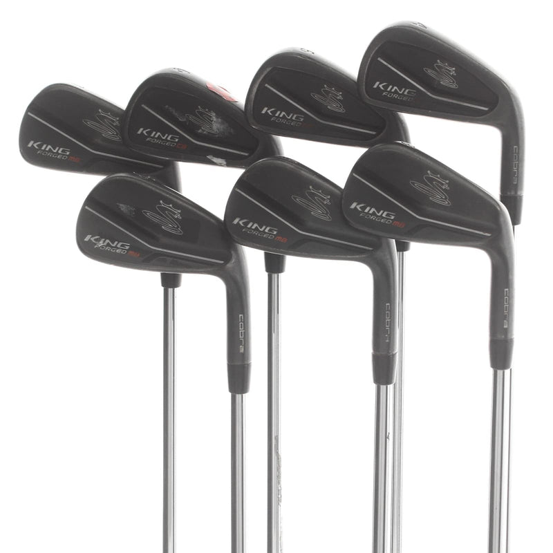 Cobra King Forged CB Steel Mens Right Hand Irons 4-GW -1" Stiff - Project X LZ