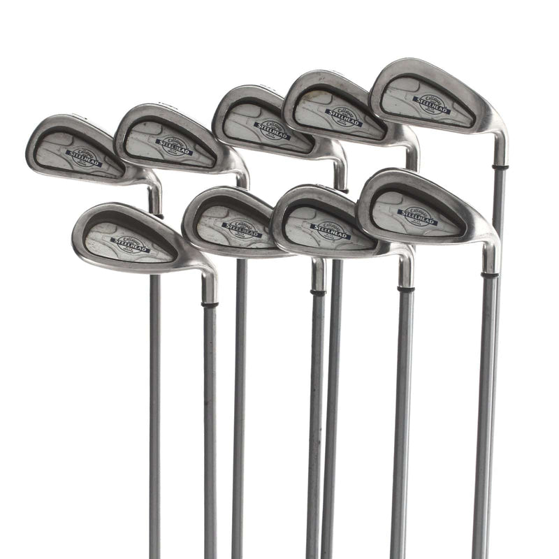 Callaway Steelhead x-14 Graphite Mens Right Hand Irons 3-SW Regular - callaway reg