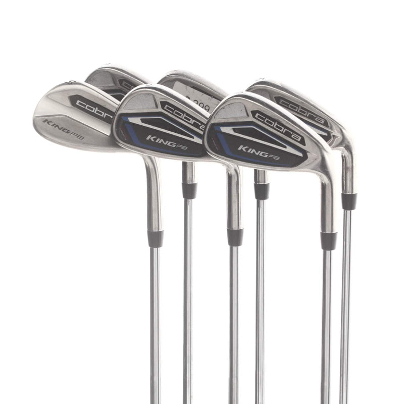 Cobra King F8 Steel Mens Right Hand Irons 6-LW Regular - KBS