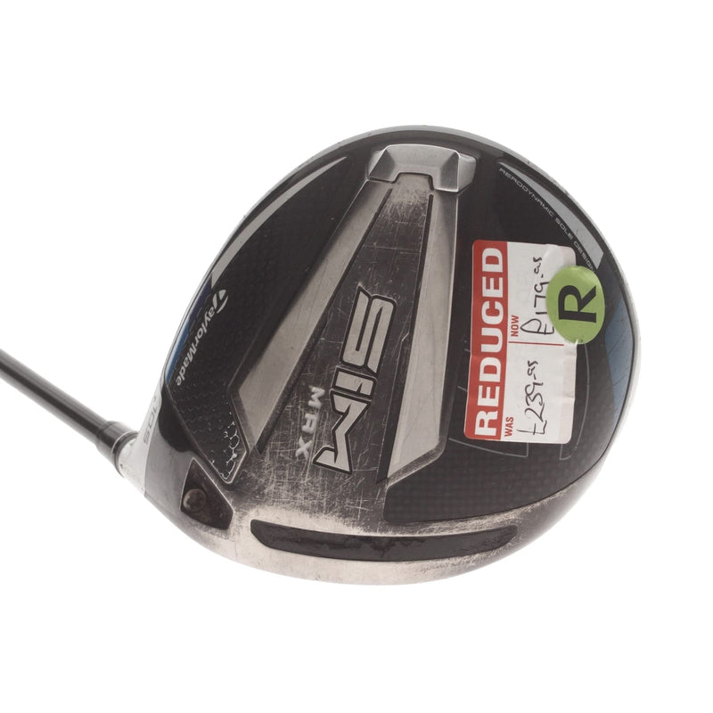 TaylorMade Sim Max Graphite Mens Right Hand Driver 10.5* Regular - Ventus Red