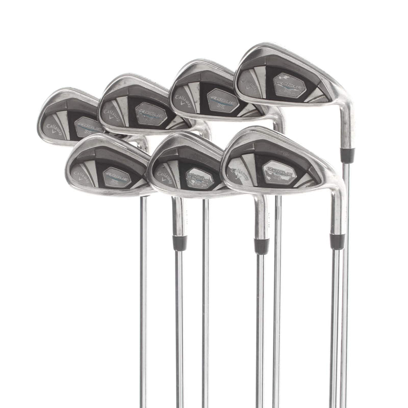 Callaway Rogue X Steel Mens Right Hand Irons 5-GW Regular - KBS Max