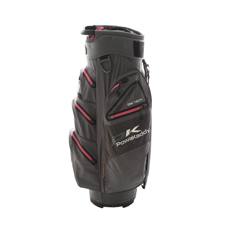 PowaKaddy Dri Tech Cart Bag - Pink/Grey