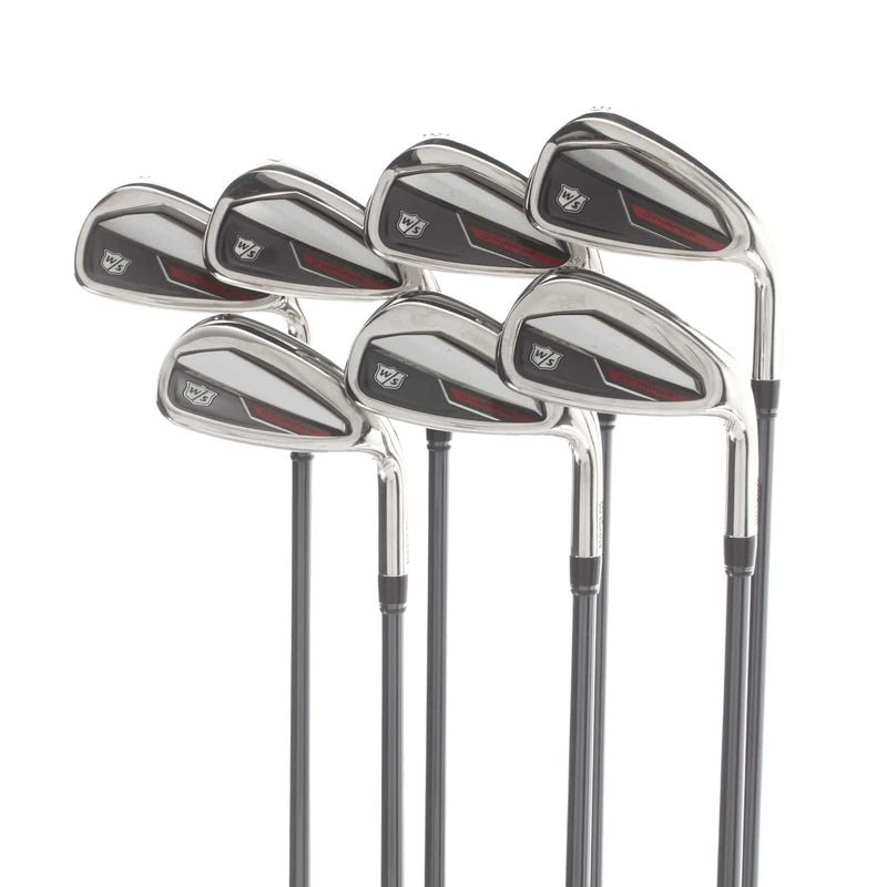 Wilson Dynapower Graphite Mens Right Hand Irons 5-SW Regular - Recoil Dart