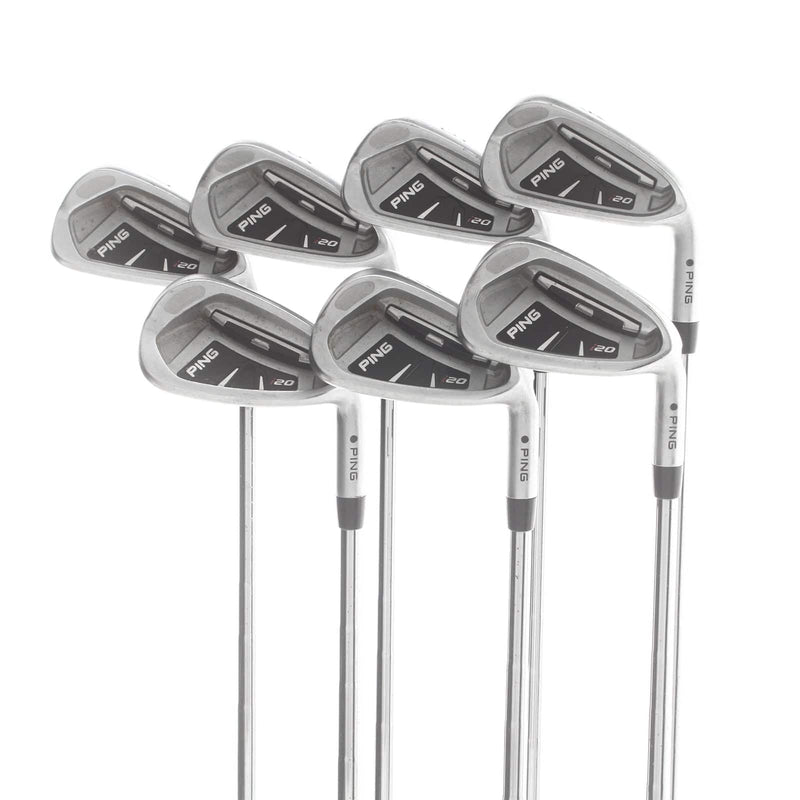 Ping I20 Steel Mens Right Hand Irons 4-PW Black Dot Extra Stiff - CFS