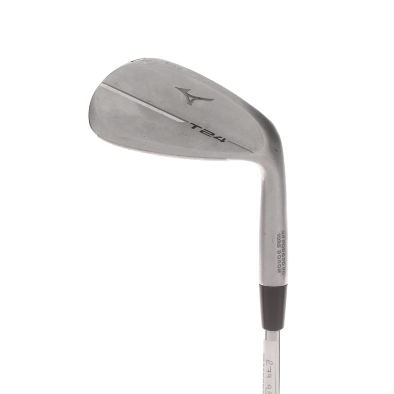 Mizuno T24 Steel Mens Right Hand Gap Wedge 52* 1* Flat 10 Bounce S Grind Extra Stiff - Project X LZ
