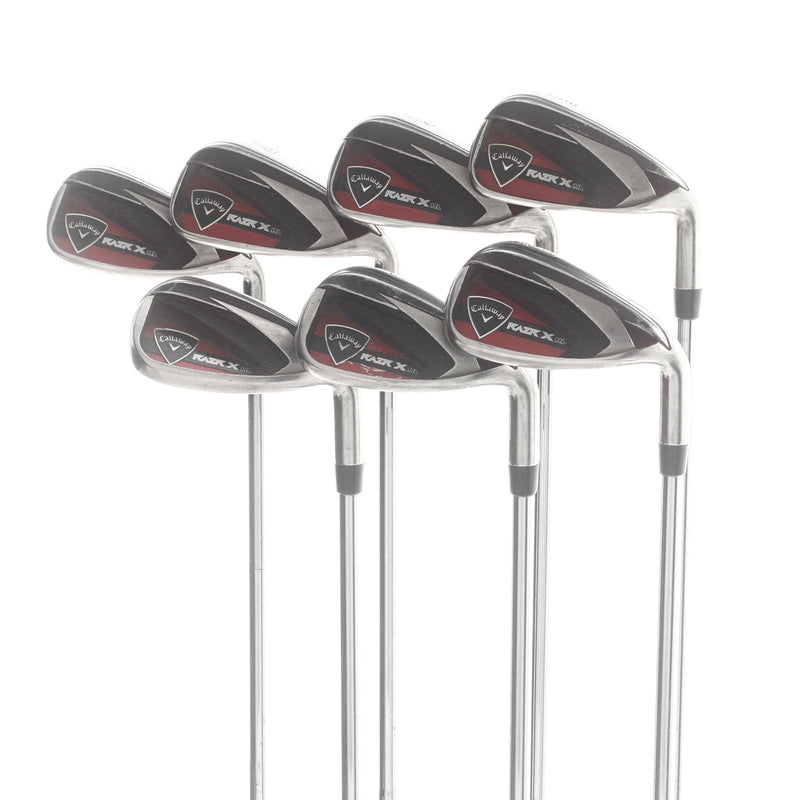 Callaway Razr X HL Steel Mens Right Hand Irons 5-SW Uni-Flex - True Temper M10 XP