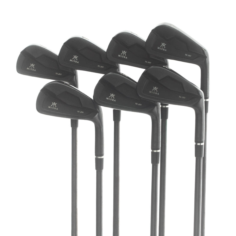 Miura TC-201 Graphite Mens Right Hand Irons 4-PW Stiff - KBS 120 S-Taper
