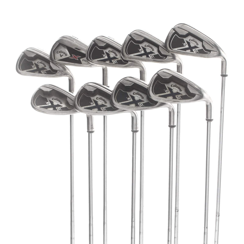 Callaway X20 Steel Mens Right Hand Irons 3-SW Uni-Flex - Callaway x20