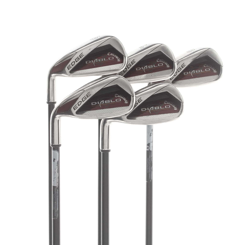 Callaway Diablo Edge Graphite Mens Left Hand Irons 6-PW Stiff - Callaway