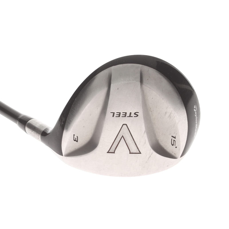 TaylorMade V-Steel Graphite Mens Right Hand Fairway 3 Wood 15* Regular - V-Steel Ultralight