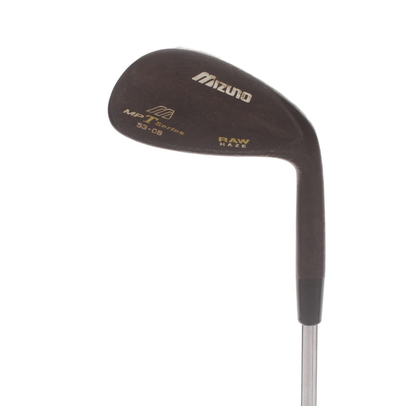 Mizuno MP-T Series Steel Mens Right Hand Gap Wedge 53* 8 Bounce Wedge - dynamic Gold R300