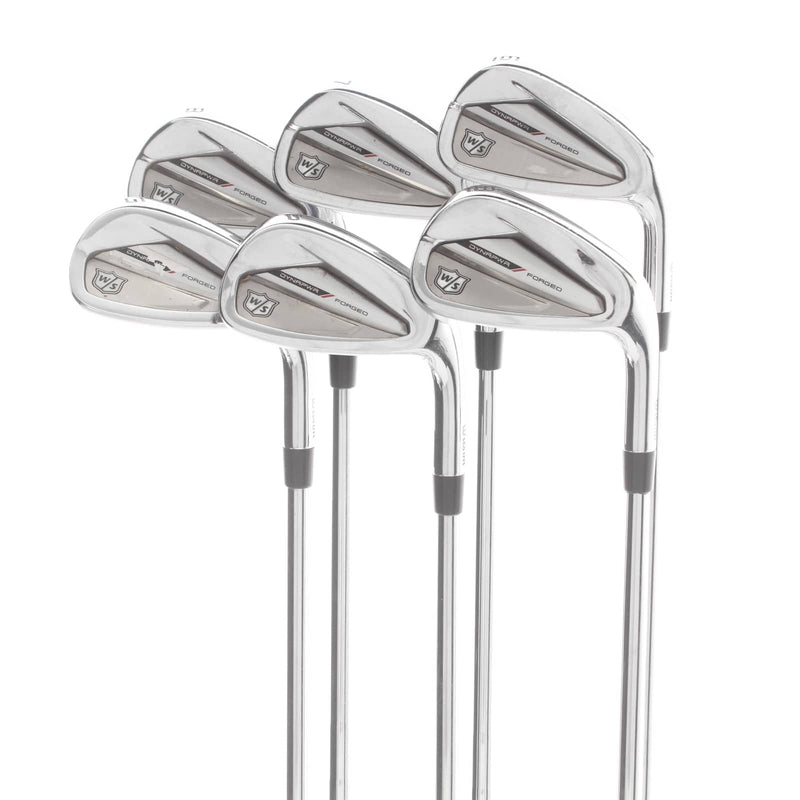 Wilson Dynapwr Forged Steel Mens Right Hand Irons 6-GW Regular - KBS Tour Lite