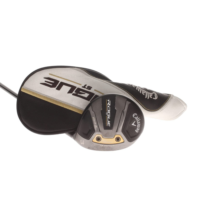 Callaway Rogue St MAx Graphite Mens Right Hand Fairway 3 Wood 15* Regular - Tensi Blue 65