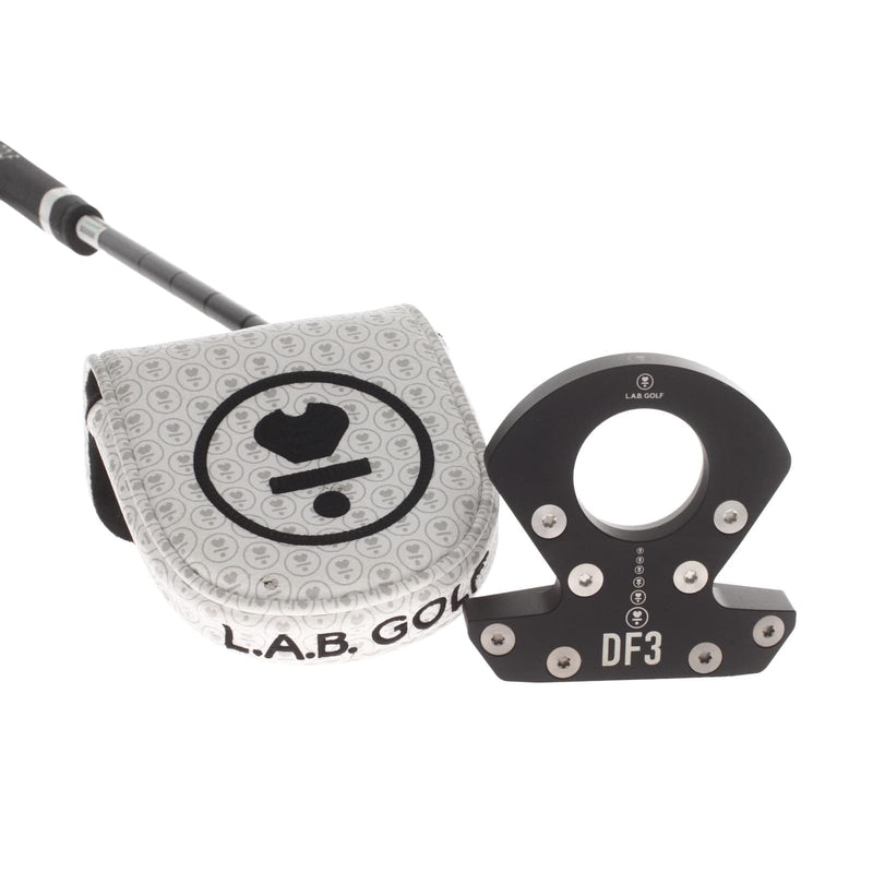 L.A.B. Golf DF3 Mens Right Hand Putter 35" Mallet - Press Pistol 2*