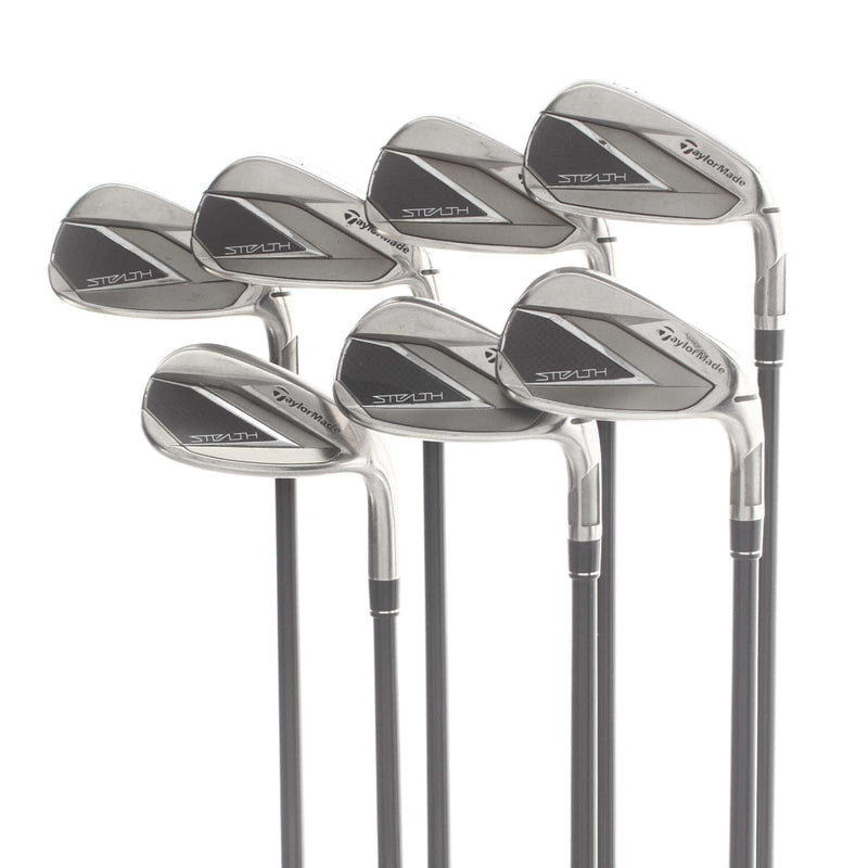 TaylorMade Stealth Graphite Mens Right Hand Irons 5-LW Regular - Fujikura Ventus