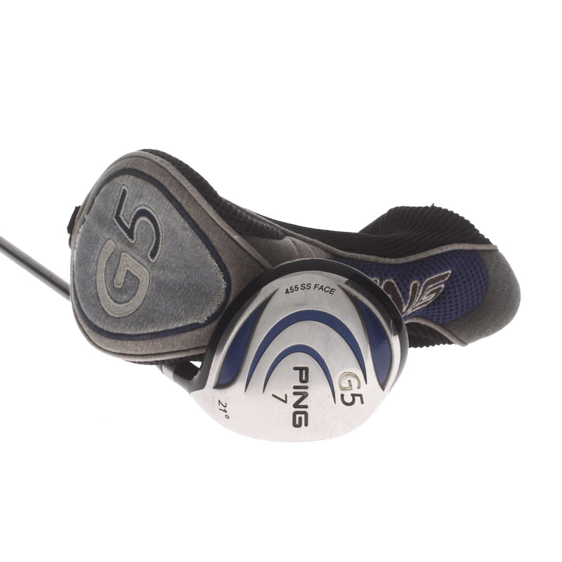Ping G5 Graphite Mens Right Hand Fairway 7 Wood 21* Regular - Ping TFC 100