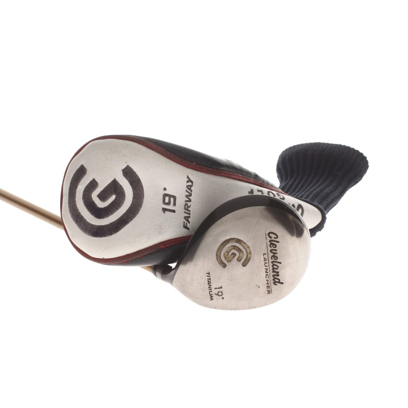 Cleveland Launcher Graphite Mens Right Hand Fairway 3 Wood 19* Regular - Cleveland Launcher Gold