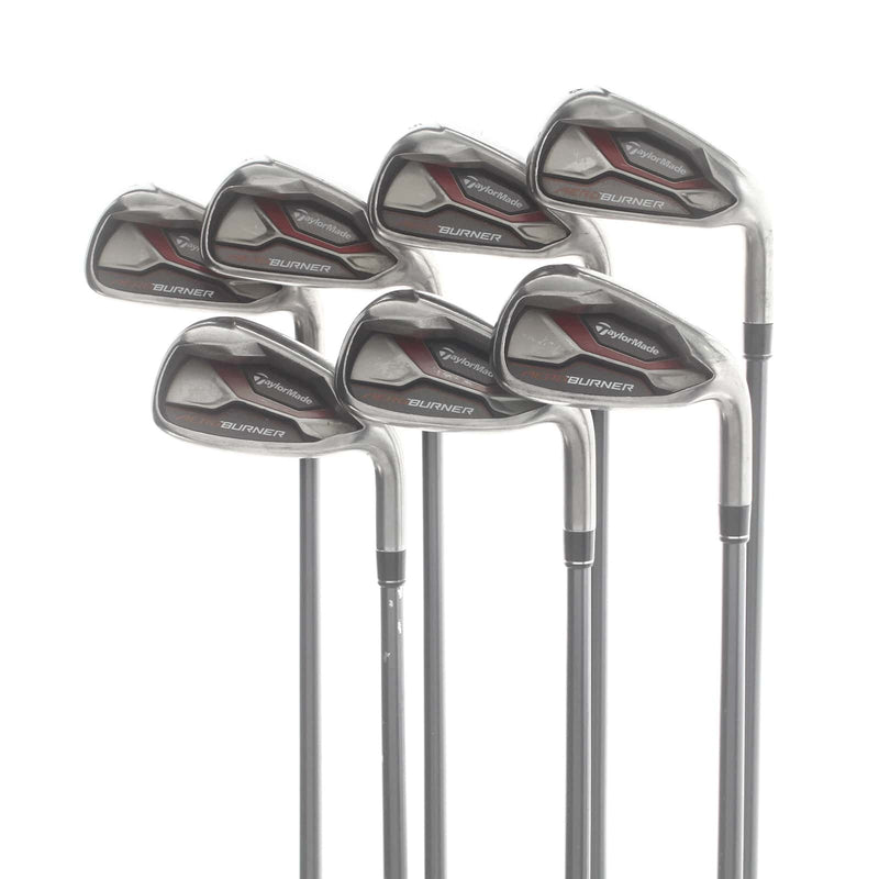 TaylorMade AeroBurner Graphite Mens Right Hand Irons 4-PW Senior - Reax