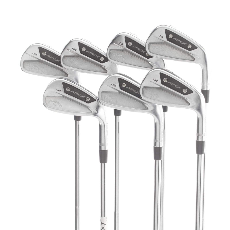 Callaway Apex CB Forged24 Steel Mens Right Hand Irons 4-PW 1* Flat Stiff - Dynamic Gold MID