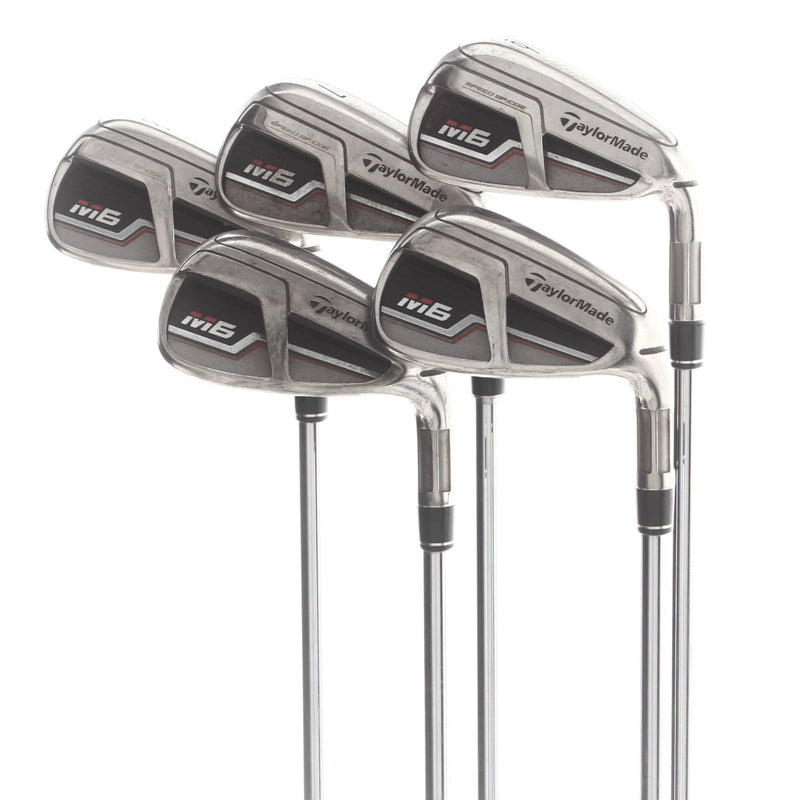 TaylorMade M6 Steel Mens Right Hand Irons 6-PW Regular - KBS Max