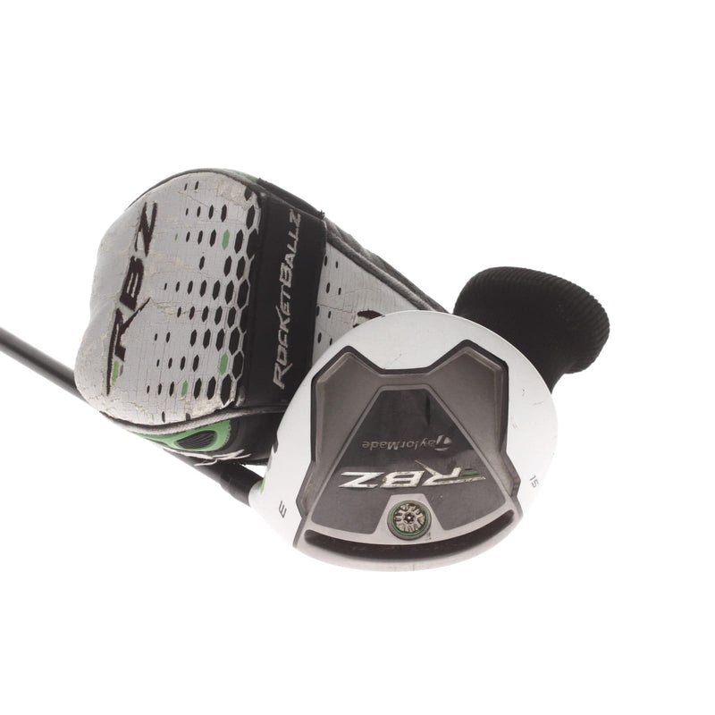 TaylorMade RBZ Graphite Mens Right Hand Fairway 3 Wood 15* Stiff - Matrix Ozik
