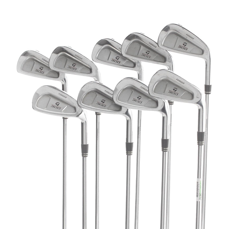 TaylorMade Forged 300 Steel Mens Right Hand 2-PW Stiff - Rifle Flighted