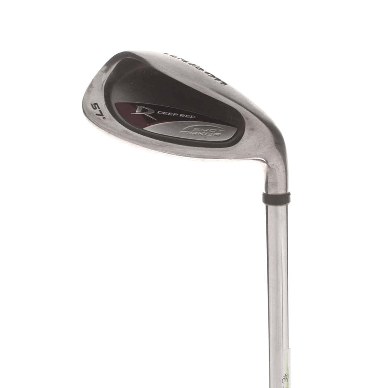 Wilson Deep Red Shot Maker Steel Mens Right Hand Lob Wedge 57* Regular - Deep Red