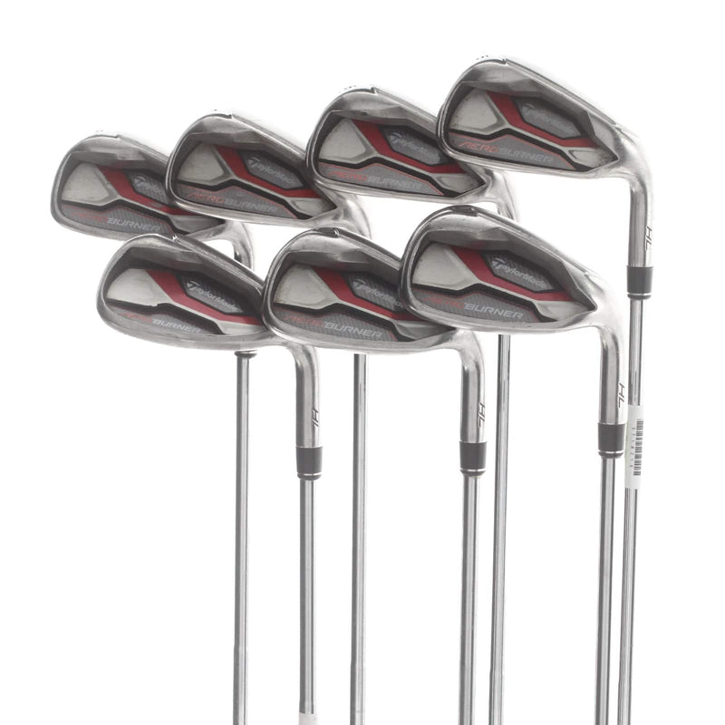 TaylorMade Aeroburner Irons Steel Mens Right Hand Irons 5-SW Regular - Aeroburner steel