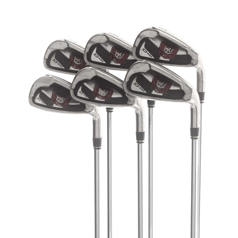 Wilson D100 Steel Mens Right Hand Irons 5-PW Uniflex - True Temper