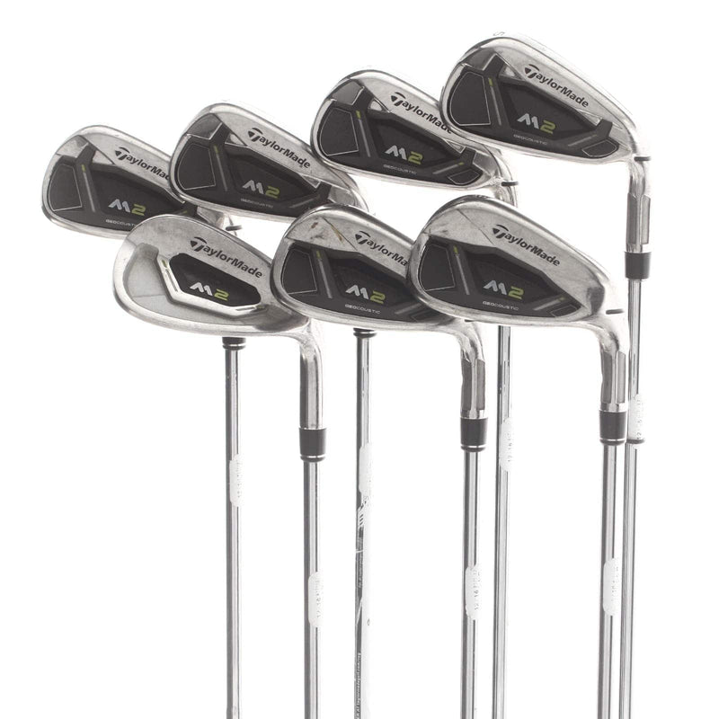 TaylorMade M2 Steel Mens Right Hand Irons 5-SW Stiff - REAX Steel