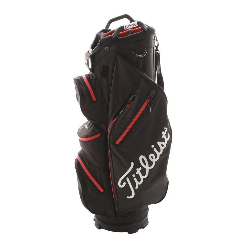 Titleist Stadry Cart Bag - Black/Red