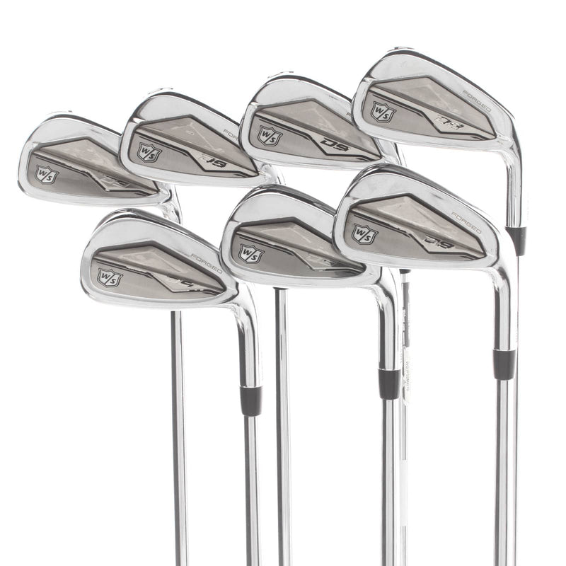 Wilson D9 Forged Steel Mens Right Hand Irons 4-PW Stiff - Dynamic Gold 105