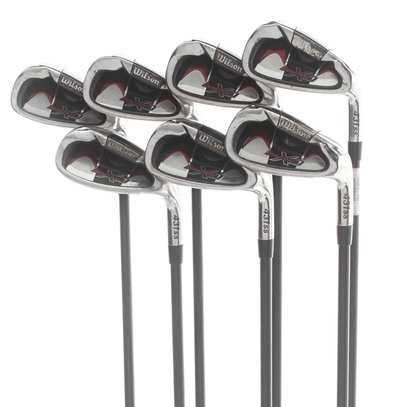 Wilson Linear Graphite Mens Right Hand Irons 5-SW Regular - Wilson FireStick