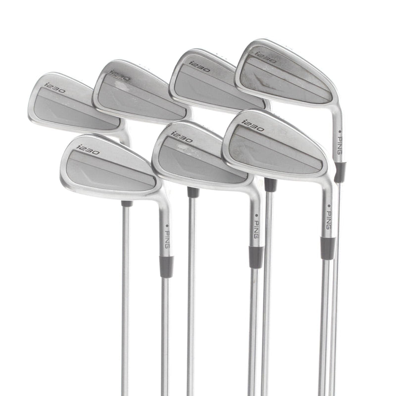 Ping i 230 Steel Mens Right Hand Irons 4-PW Black Dot Regular - Project X io