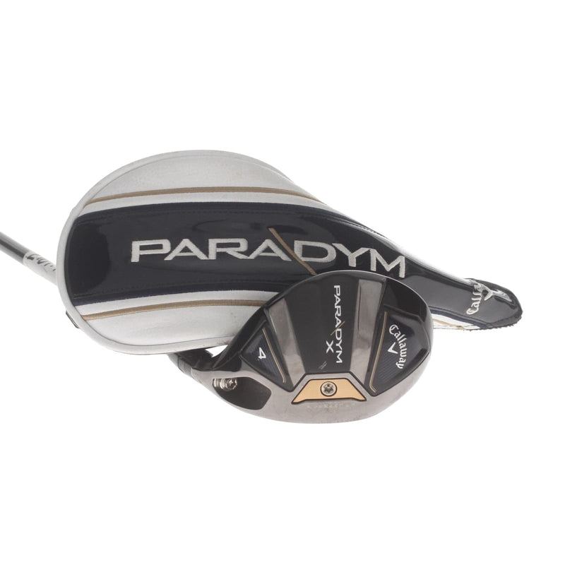 Callaway Paradym x Graphite Mens Right Hand 4 Hybrid 21* Regular - Hzrdus silver