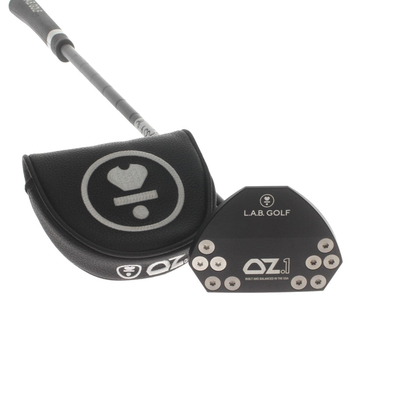 L.A.B. Golf OZ.1 Mens Right Hand Putter 34" Mallet - Press Pistol 2deg