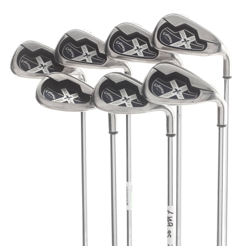 Callaway X18 Steel Mens Right Hand Irons 5-SW Uni-Flex - Callaway